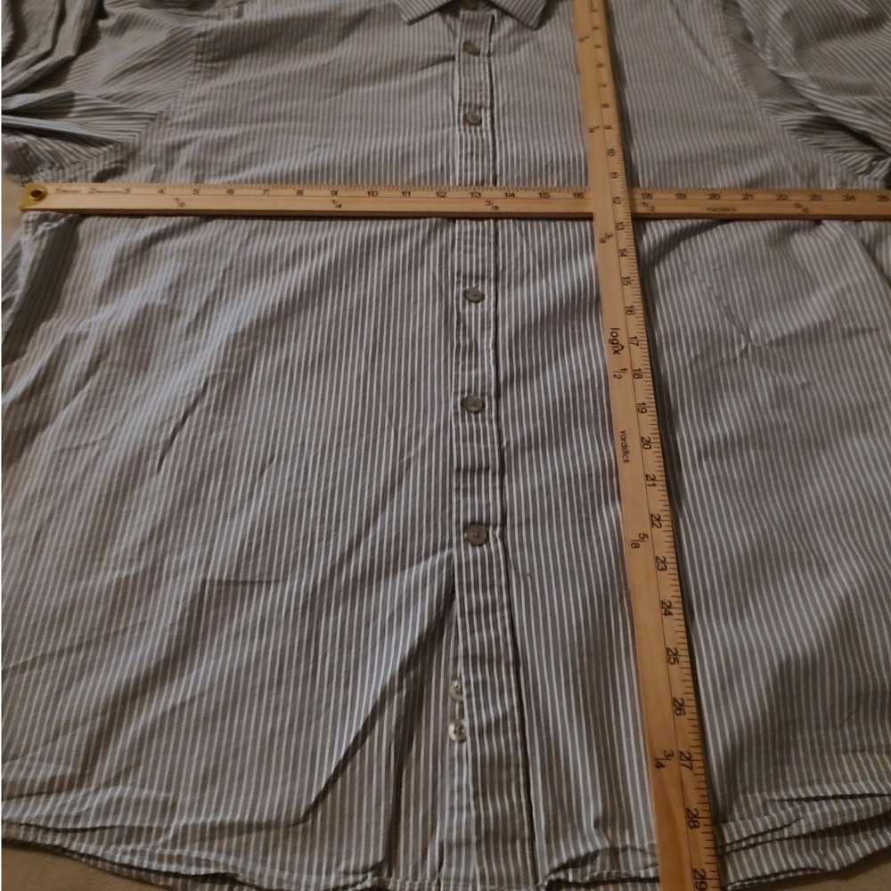Michael‎ Kors Mens 17 1/2 Striped Button Down 100% Cotton